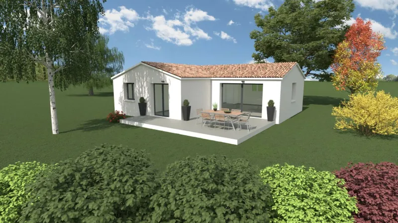 Maison neuve à La Bastide-d'Engras