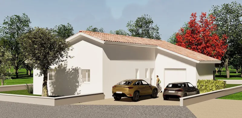 Maison neuve à Sames