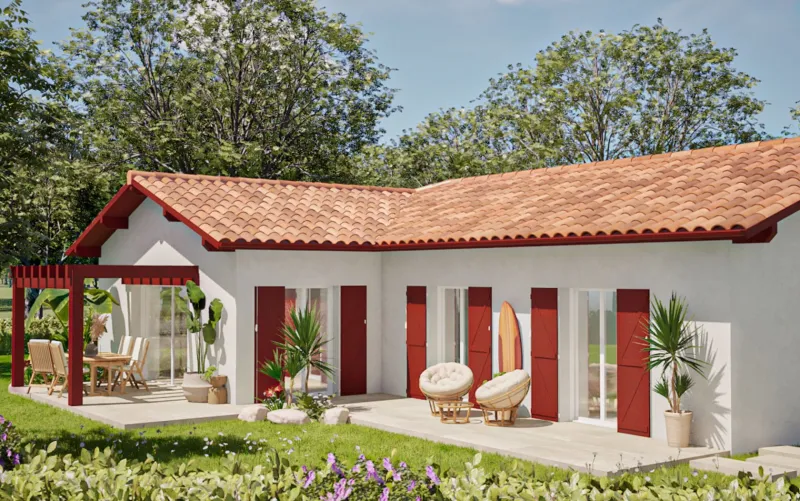 Maison neuve à Jatxou
