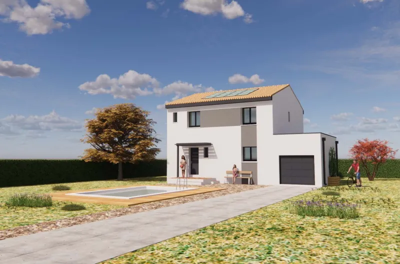 Maison neuve à Saussines