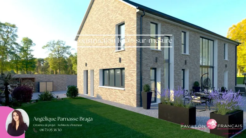 Maison neuve à Salins