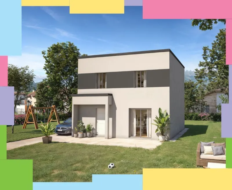 Maison neuve à Salins