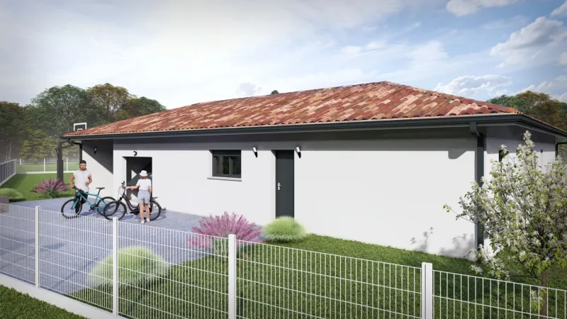 T4 Pp 105-3ch105, modèle de maison Jean Bordes Constructions