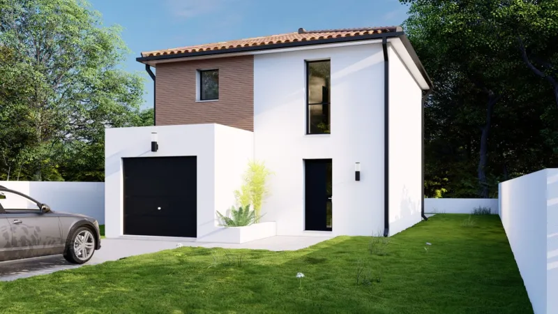 Maison neuve à Corneilhan