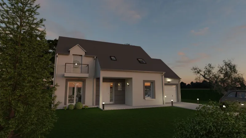 Maison neuve à Vaux-le-Pénil