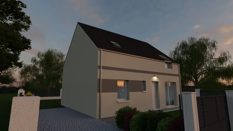 Scilla-4ch96, modèle de maison Maisons Lelièvre