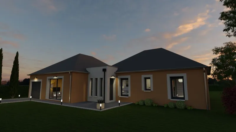 Magnolia-4ch127, modèle de maison Maisons Lelièvre