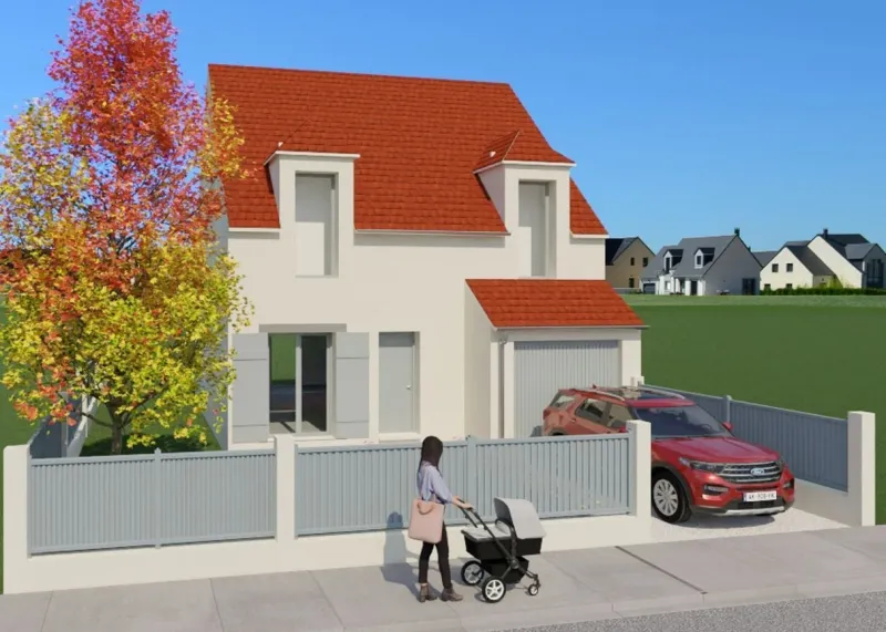 Maison neuve à Baulne