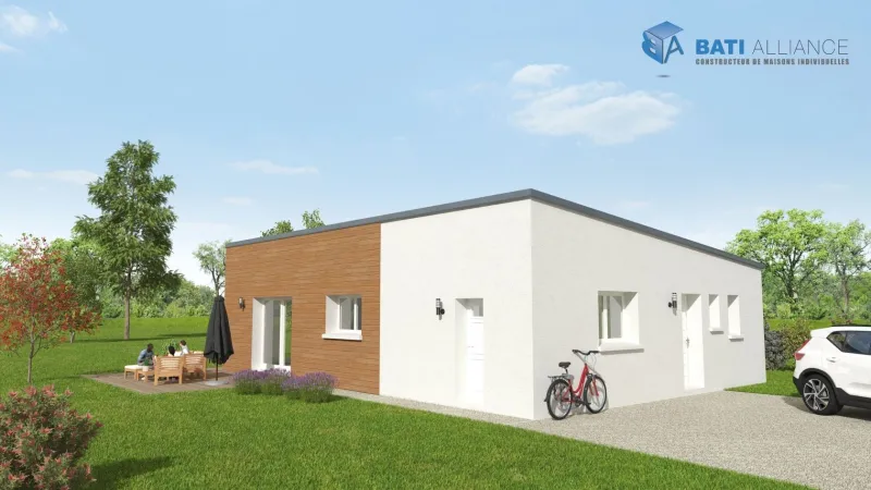 Maison neuve à Bazougers