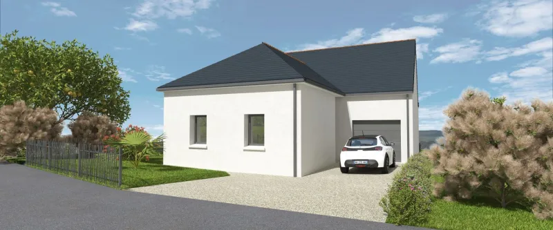 Maison neuve à Ahuillé