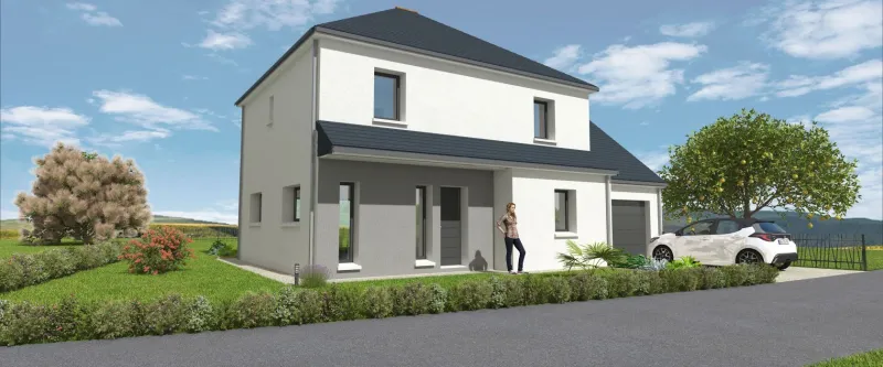 Maison neuve à Le Bourgneuf-la-Forêt