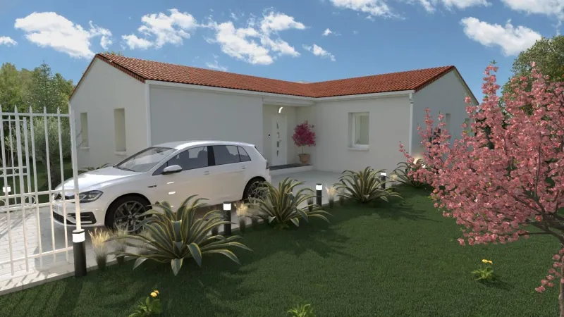 Maison neuve à La Mothe-Saint-Héray