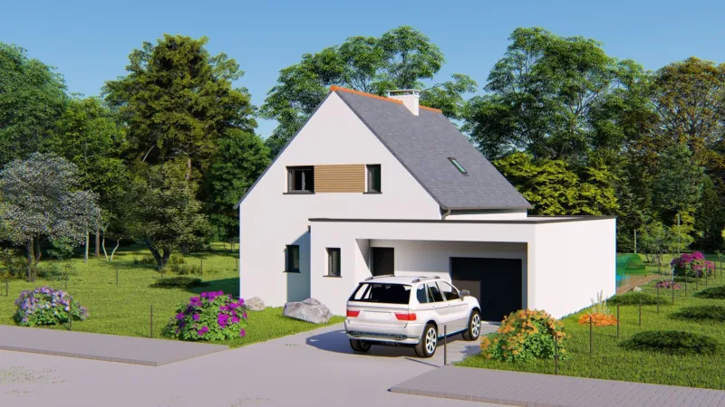 Maison neuve à Gosné
