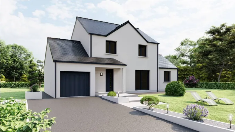Maison neuve à Pleugueneuc