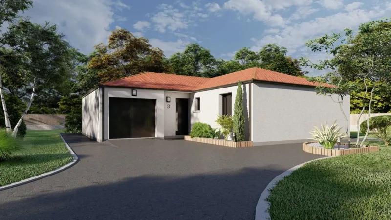 Aude T5-3ch71, modèle de maison Maisons SOCOREN