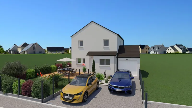 Maison neuve à Dourdain