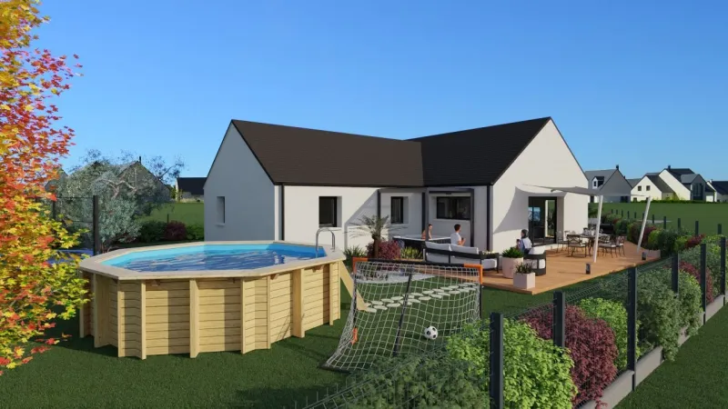 Maison neuve à La Chapelle-Chaussée