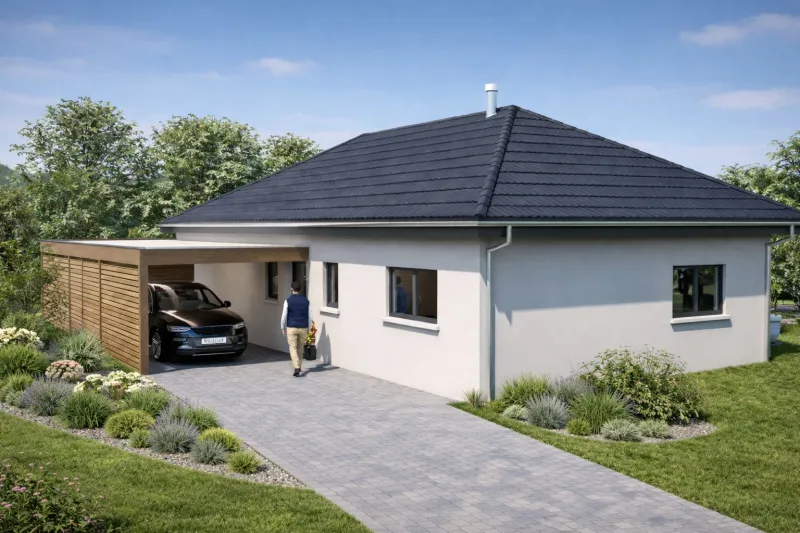 Maison neuve à Vescheim