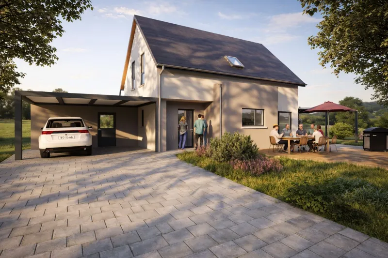 Maison neuve à Preuschdorf