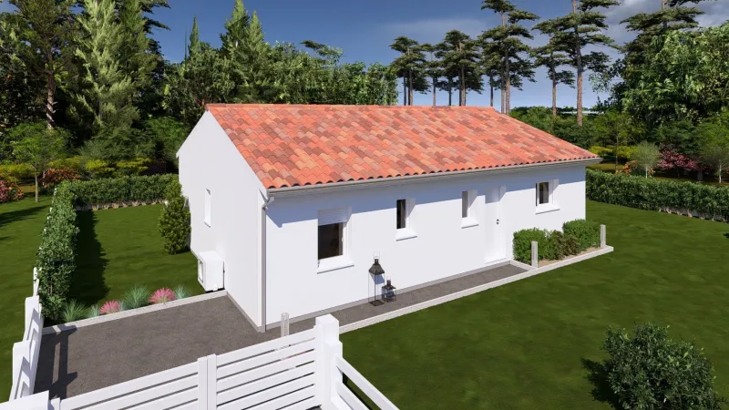 Mimosa-3ch84, modèle de maison Maisons d'en France Sud Ouest