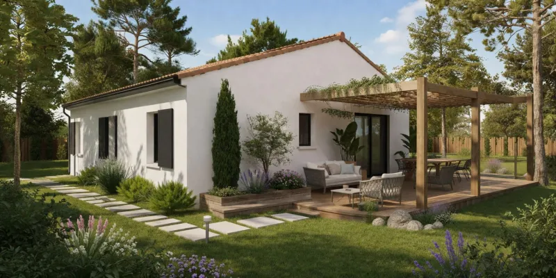 Carré-2ch70, modèle de maison GIB CONSTRUCTION