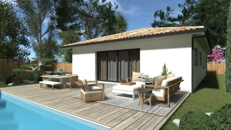 Maison neuve à Biscarrosse