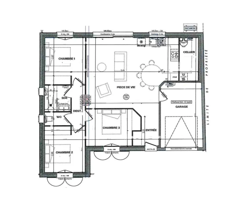 Coralie-3ch83, modèle de maison Solis Construction