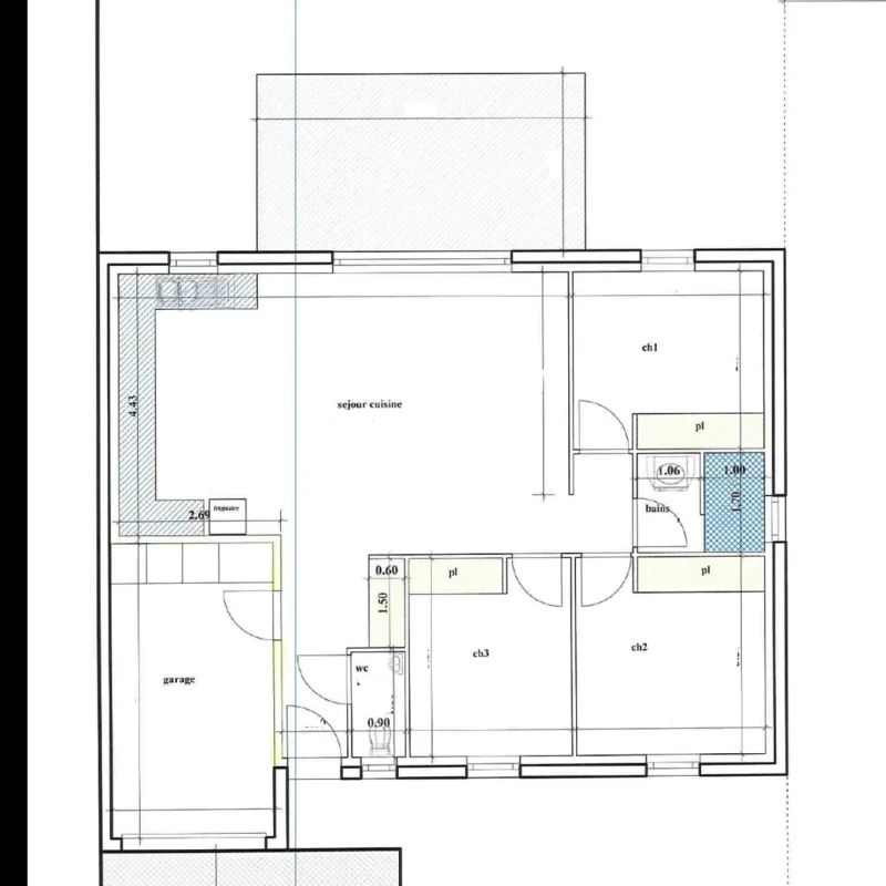Cathy-3ch76, modèle de maison Solis Construction
