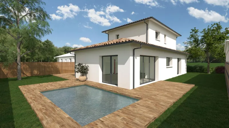 Elya-4ch143, modèle de maison MAISONS BATI SUD