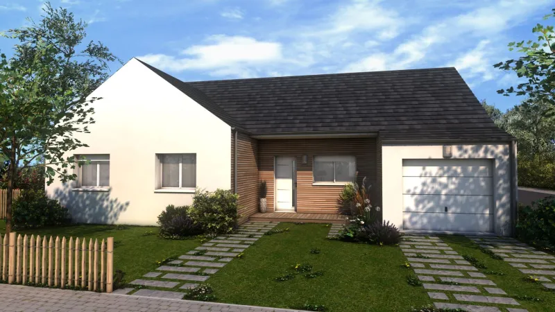 Maison neuve à La Vacherie