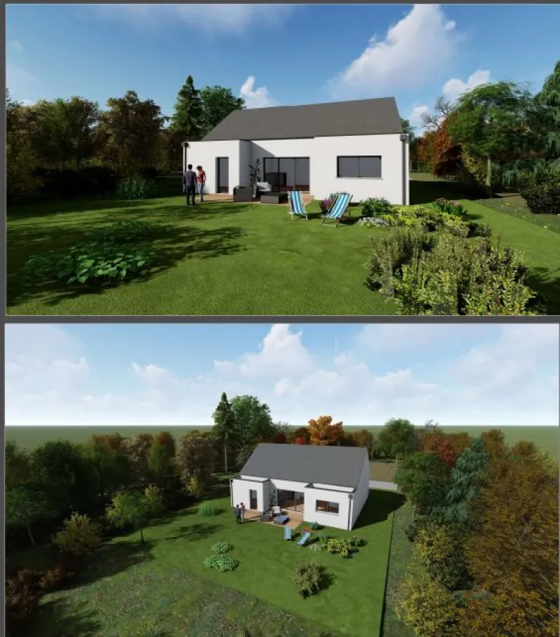 Maison neuve à Monterblanc
