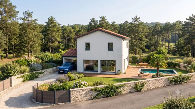 Maison neuve à La Fouillouse