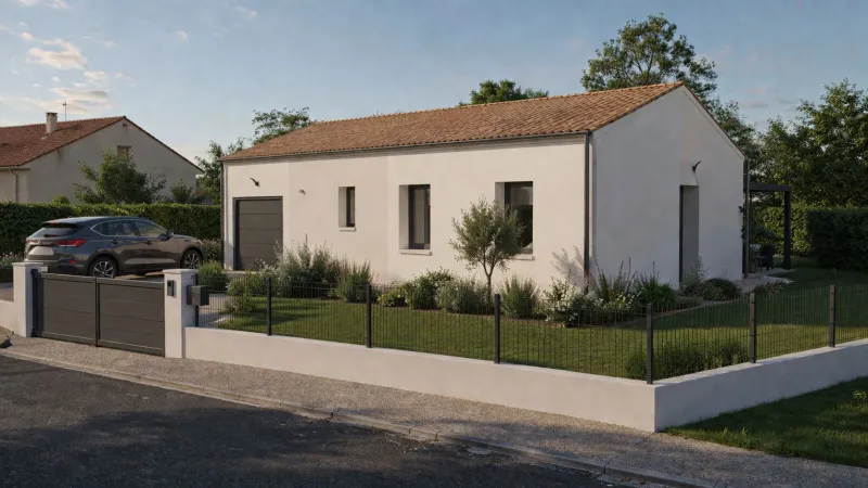 Maison neuve à Biard