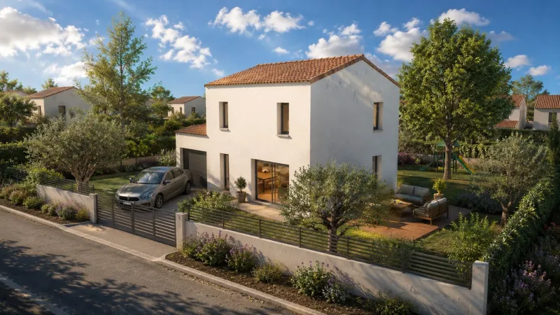 Maison neuve à Biard