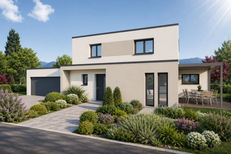 Maison neuve à Steinbrunn-le-Bas