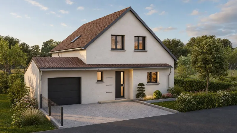 Maison neuve à Boersch