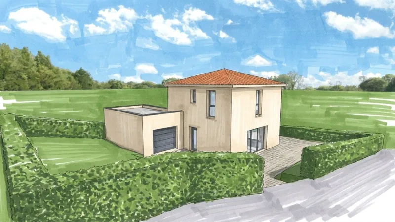 Maison neuve à Anse