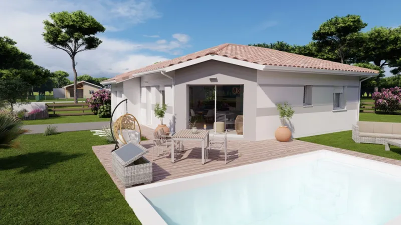 Maison neuve à Linxe
