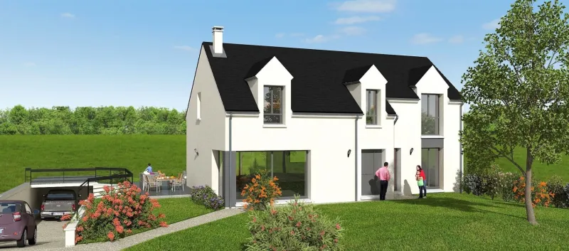 Maison neuve à Diges