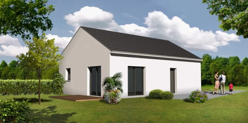 Maison neuve à Sainte-Hélène