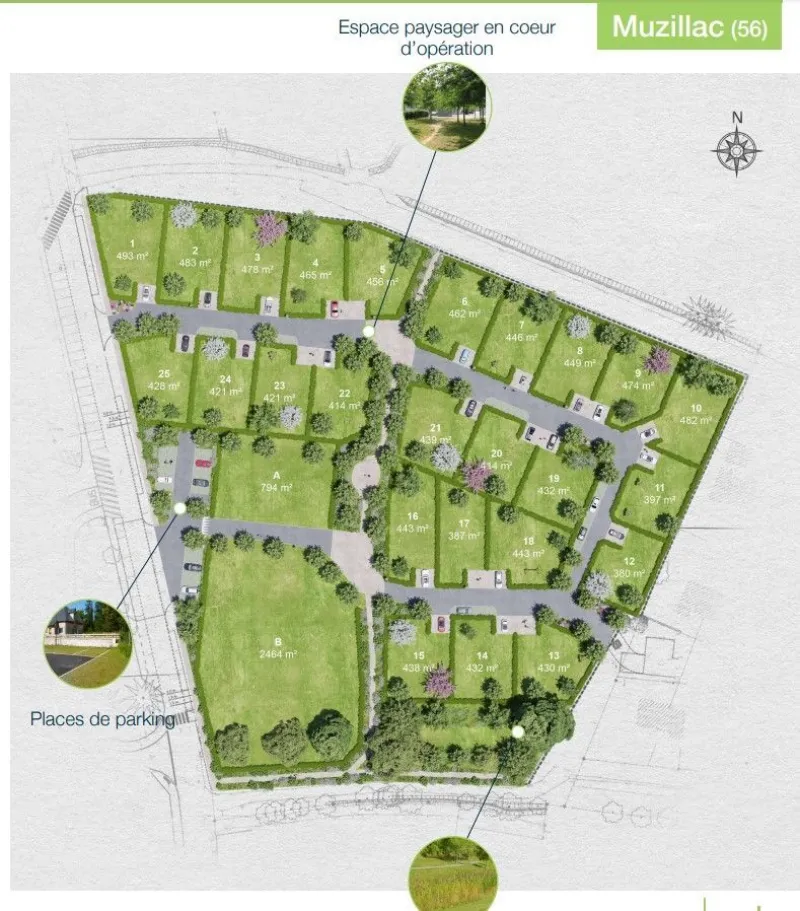 Terrain à bâtir à Muzillac