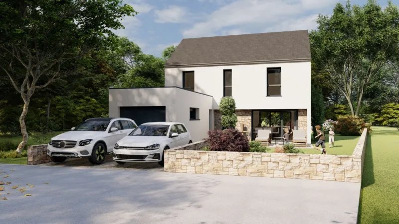 Maison neuve à Marzan