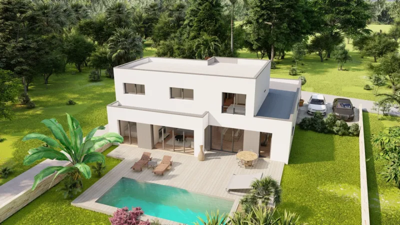 Maison neuve à Groix