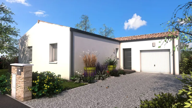 Maison neuve à Le Mung