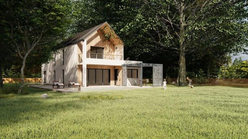 Maison neuve à Belz
