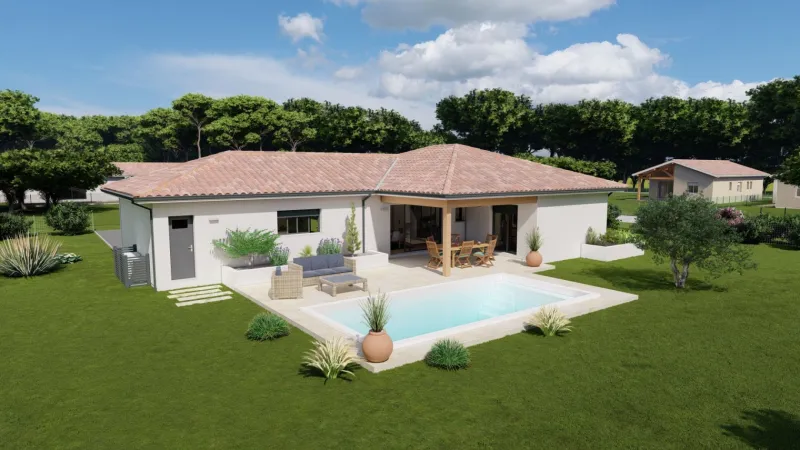 Maison neuve à Roquefort