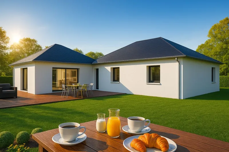 Maison neuve à Courville-sur-Eure