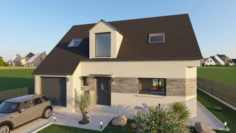 Maison neuve à Villers-Bocage
