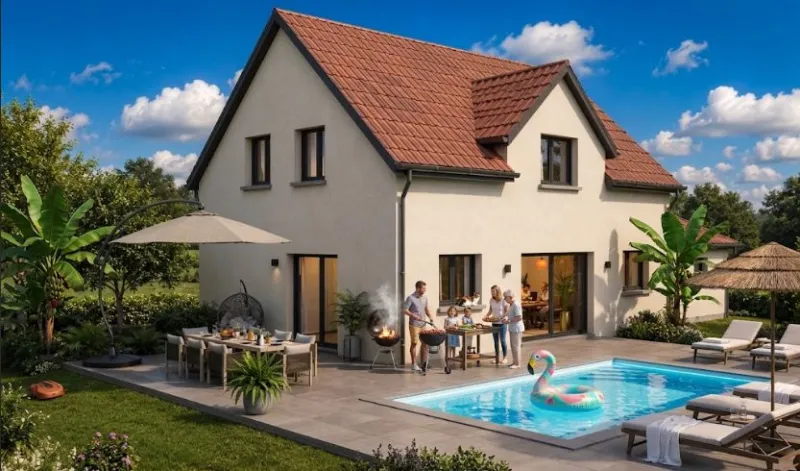 Maison neuve à Traenheim