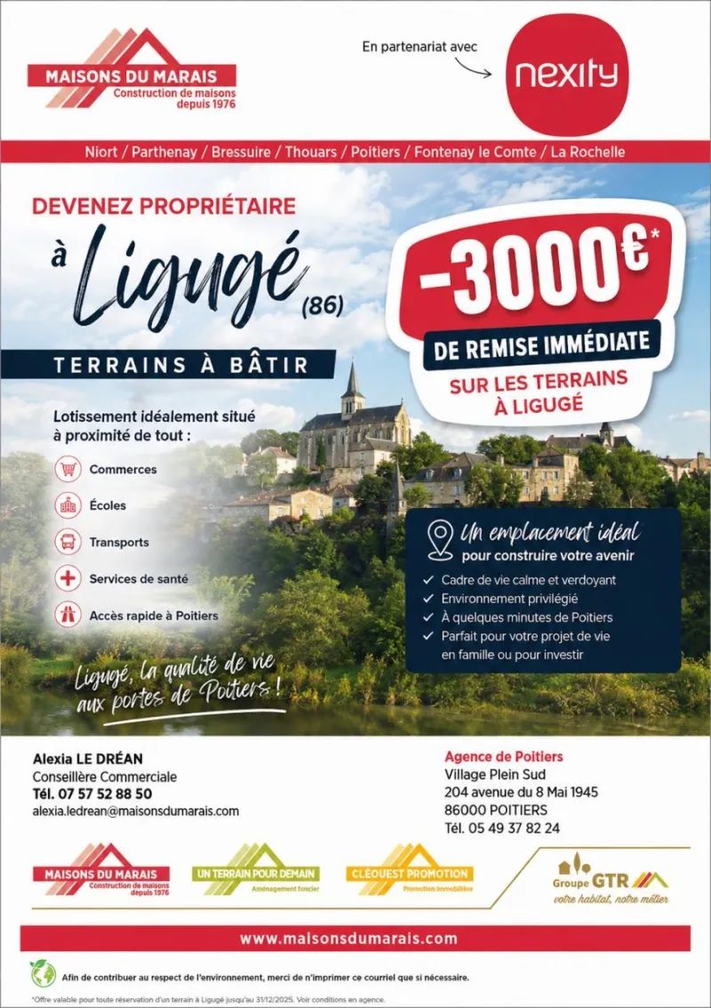 Maison neuve à Ligugé
